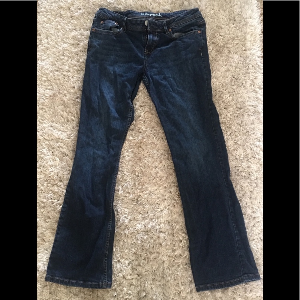Aeropostale Chelsea Bootcut Short Jeans